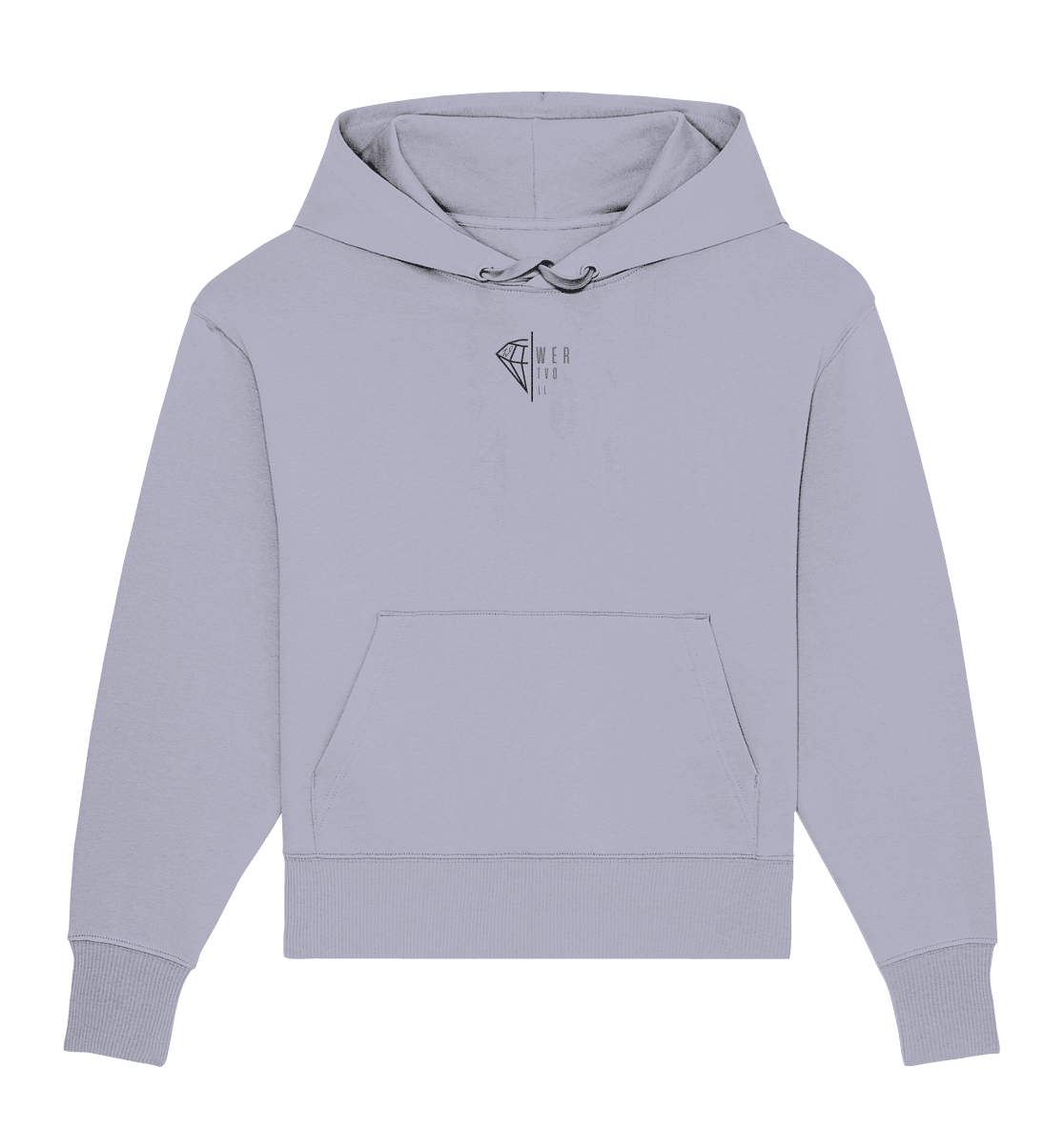 wertvoll - Organic Oversize Hoodie (Stick) - Weggefährten Mindset