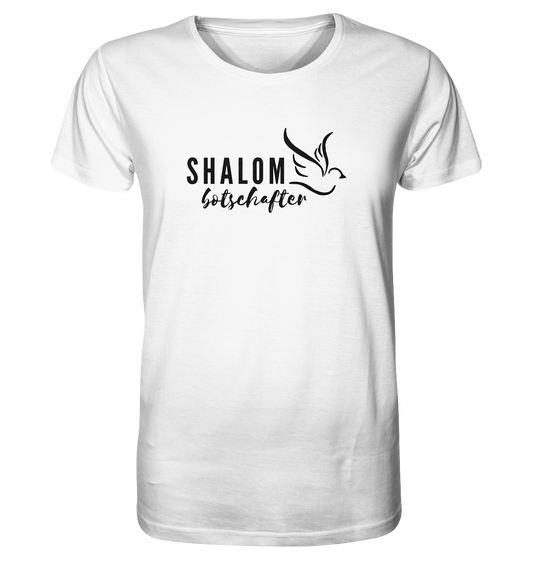 SHALOMbotschafter (schwarze Schrift) - Organic Shirt