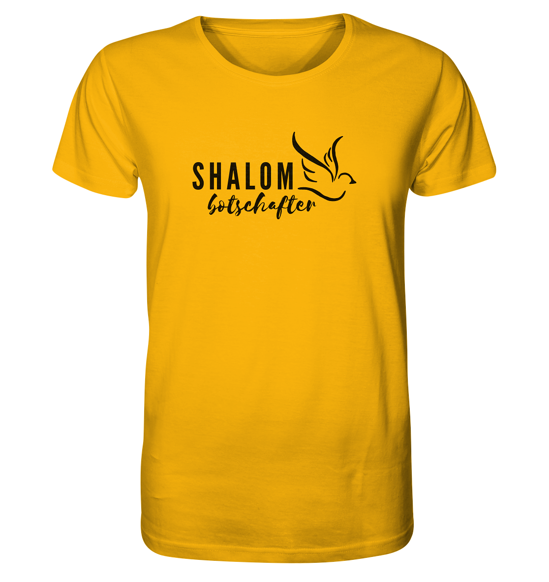 SHALOMbotschafter (schwarze Schrift) - Organic Shirt